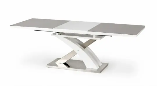 Matbord 'Sandor' 160-220cm - Vit Rabatt