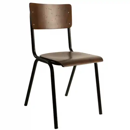 Stol 'Scuola' - Brun Kampanjpris