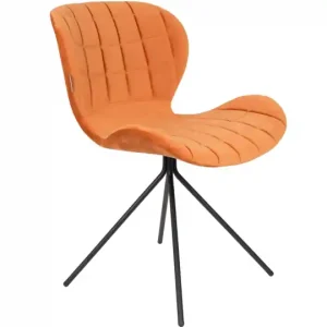 Billigare Stol 'Omg' - Sammet/Orange
