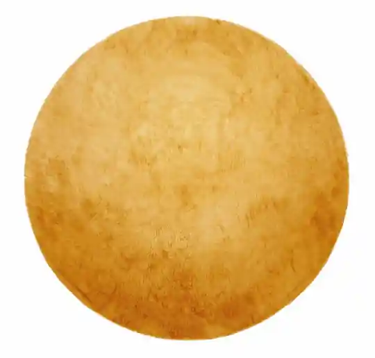 Rund matta 'Aranga Super Soft' 200cm - Gul Begränsat erbjudande