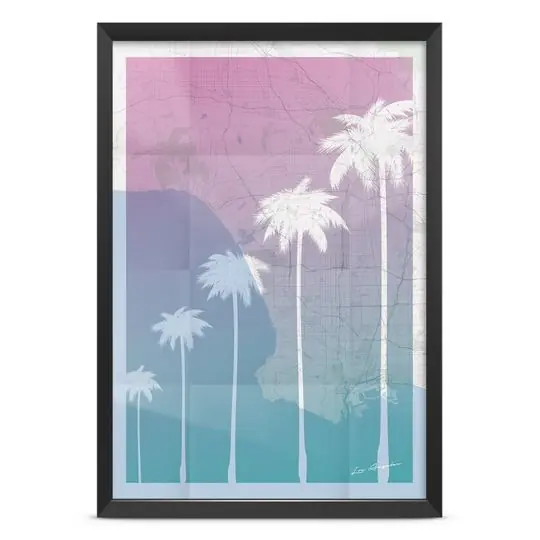Billigare Poster 'The Palm Trees A4'