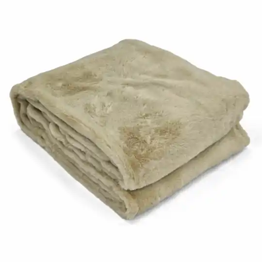 Pläd 'Aranga Super Soft Throw' 130x170cm - Ljusgrön Rabatter