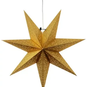 Bästa pris Julstjärna 'Dot' 54cm - Guld
