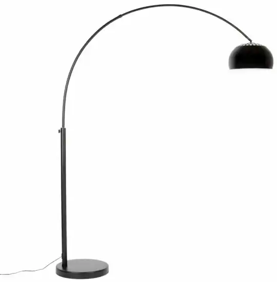 Golvlampa 'Metal Bow' - Svart Sänkt pris