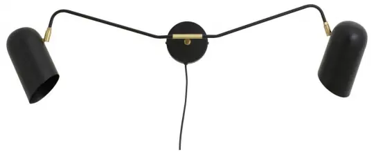 Bästa pris Vägglampa 'ERIS' - Svart
