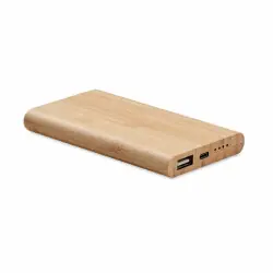 Arenapower C - 4000 mAh Powerbank i bambu Populärt val