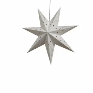 Adventsstjärna 'Skimra' 45cm - Vit Premium