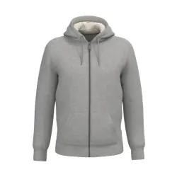 Eco-Friendly Unisex Sherpa-Lined Full Zip Sweatshirt Trygg betalning