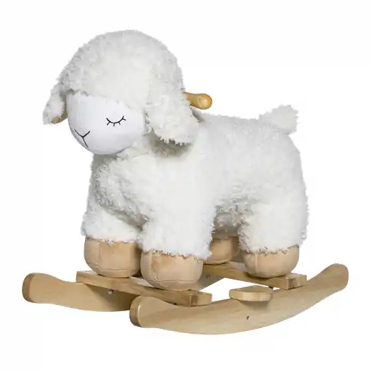 Gunghäst 'Rocking Sheep' - Vit Säker betalning