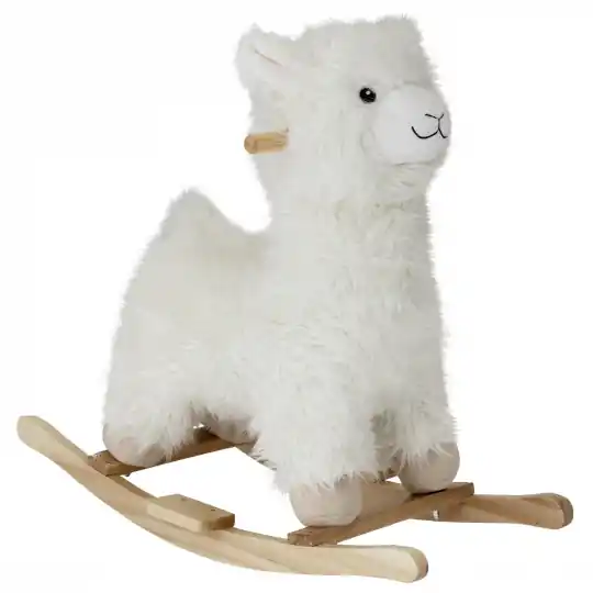 Erbjudandepris Gunghäst 'Rocking Lama' - Vit