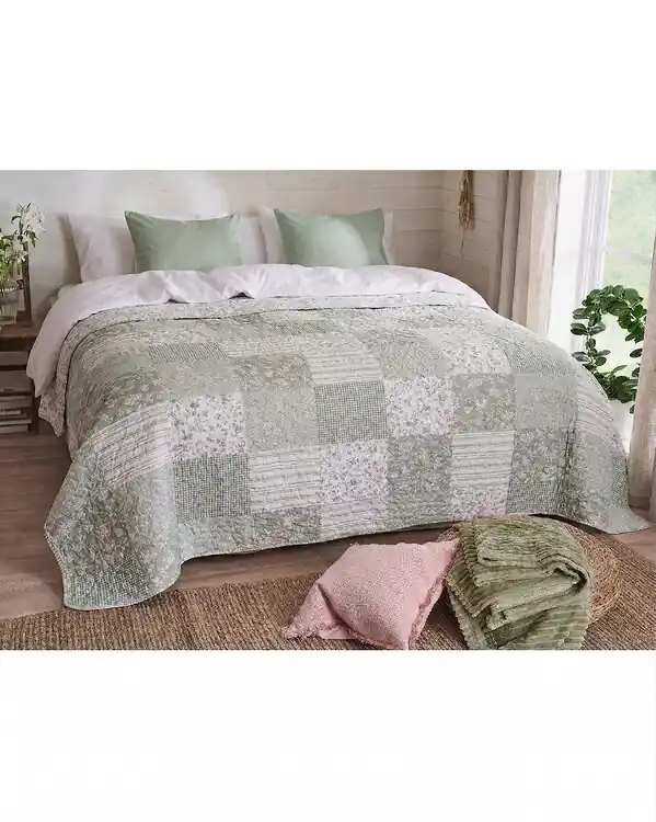 Begränsat antal Patchwork överkast