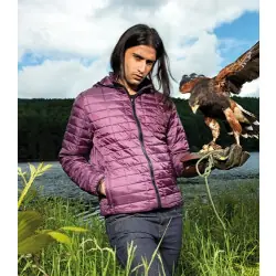 Honeycomb hooded jacket Sista chansen