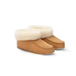 Fårskinnstofflor - Mouton Brun L (43-45) Beställ idag