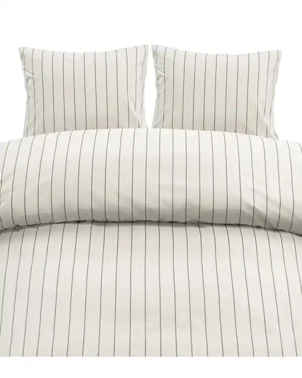 King size påslakanset Saga randigt 3-delar Populär