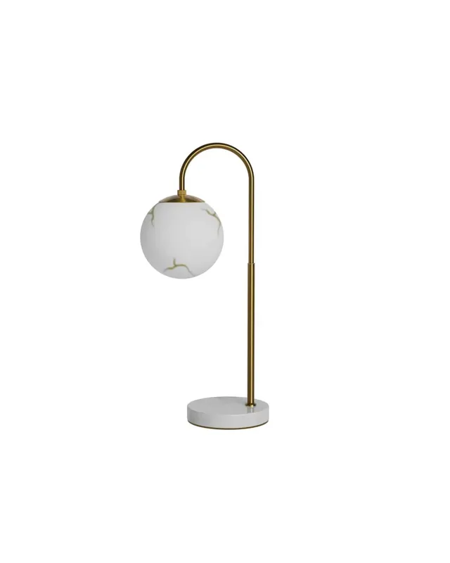 By Rydéns Bellagio bordslampa vit marmor & mässing H60 cm Utförsäljning