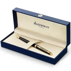 WATERMAN Hémisphère Black with golden trim, Ballpoint Pen M Fynd