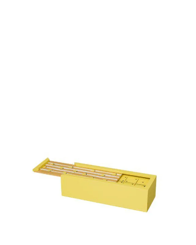 Domino Spel – MDF 19x7x5 cm Gul Erbjudande