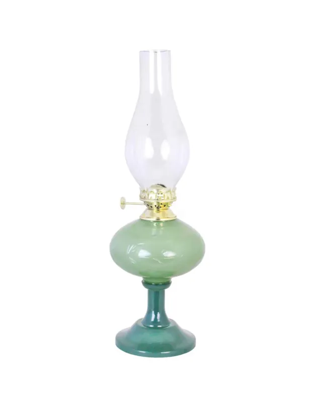 Snabb frakt Fotogenlampa Esmeralda Grön Ø 11 x H 34 cm