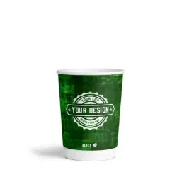 Pappersmugg, Hot Cup Biologiskt nedbrytbar / Återvinningsbar Rabatt