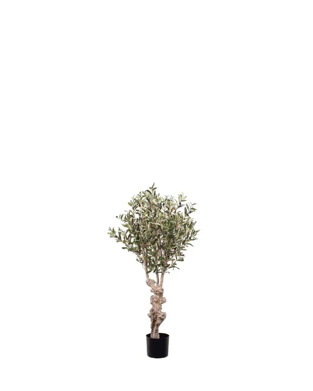 Handla nu Konstgjort Olivträd 120 cm – Naturtroget & Underhållsfritt Inomhusträd