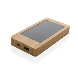 Sunwick 10.000mAh solcellspowerbank i bambu Trygg betalning