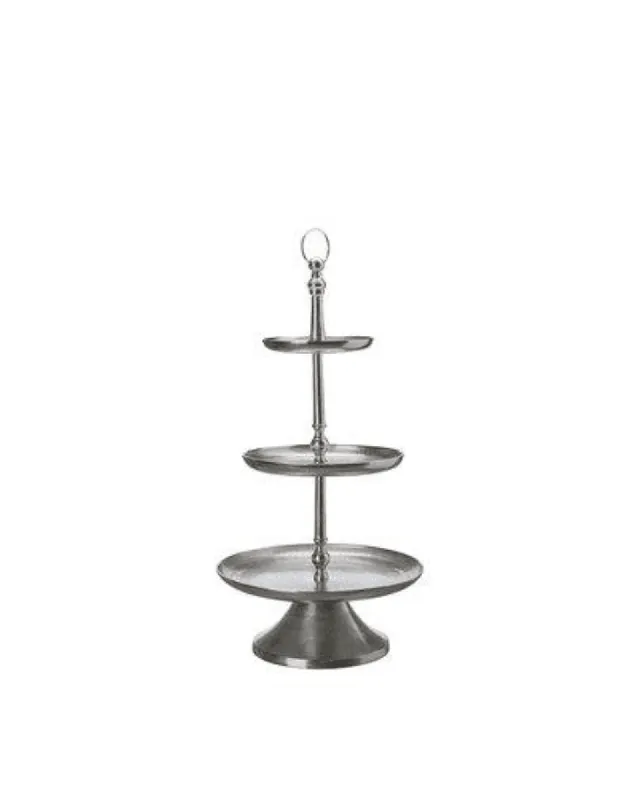 Tooja våningsfat Antik Silver 39x80cm Billigare