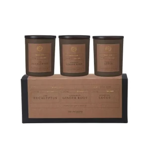 YASU Doftljus 3-pack Lime Lemongrass Lotus – Aroma Therapy Populär