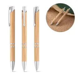 BETA BAMBOO. Bambukulspetspenna med klämma och metalldetaljer Lägg i varukorgen