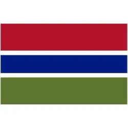 Snabb frakt Flagga Gambia