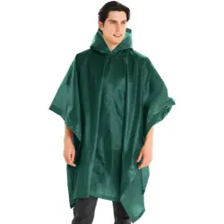 Beställ idag Rain Poncho Green