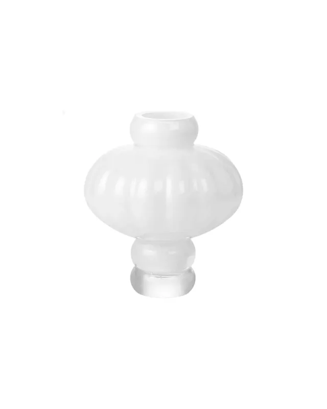 Premium Louise Roe Balloon vase 03 opal vit