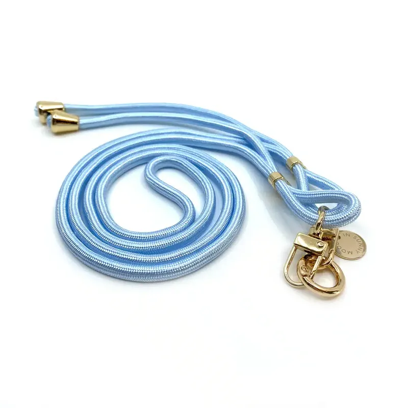 I lager Mobilhalsband Shiny Blue Gold