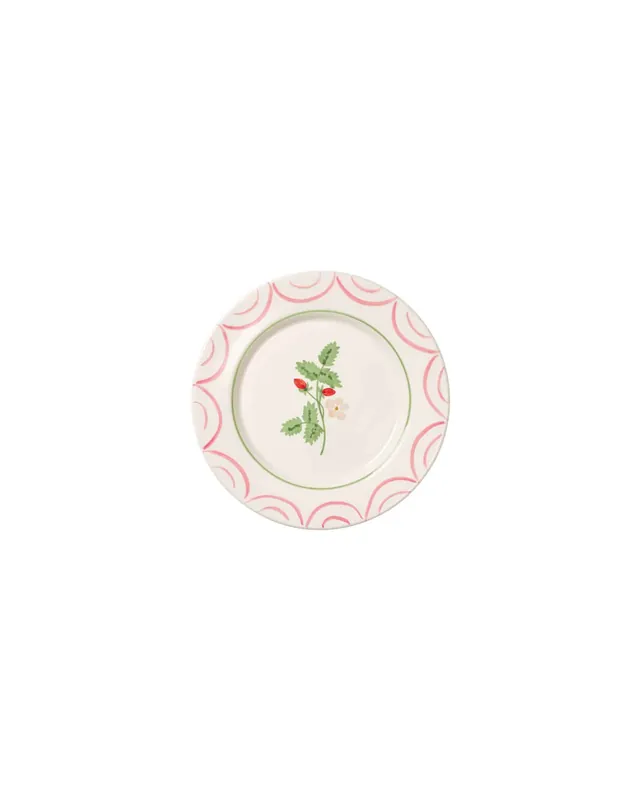 Populärt val Pick a Poppy Cottage Flower tallrik 28 cm smultron