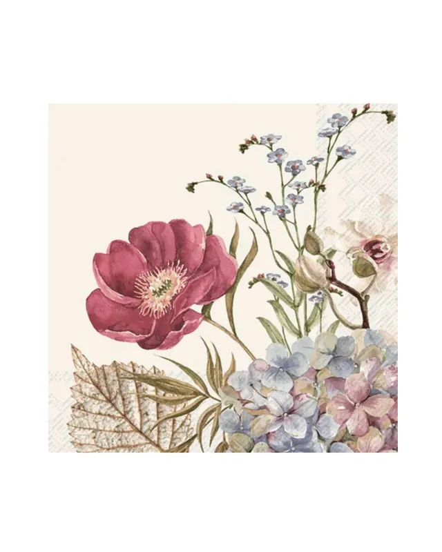 Servett Belles Fleurs Cream Lunch Premium