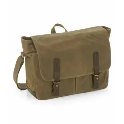 Heritage Waxed Canvas Messenger Populär