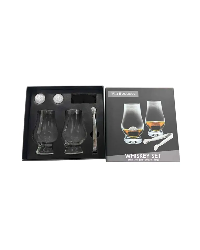 Endast denna vecka Whisky Set 2 glas, isbollar & tång