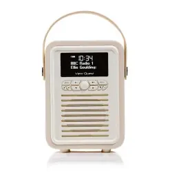 VQ Retro Miniradio. Svart Endast idag