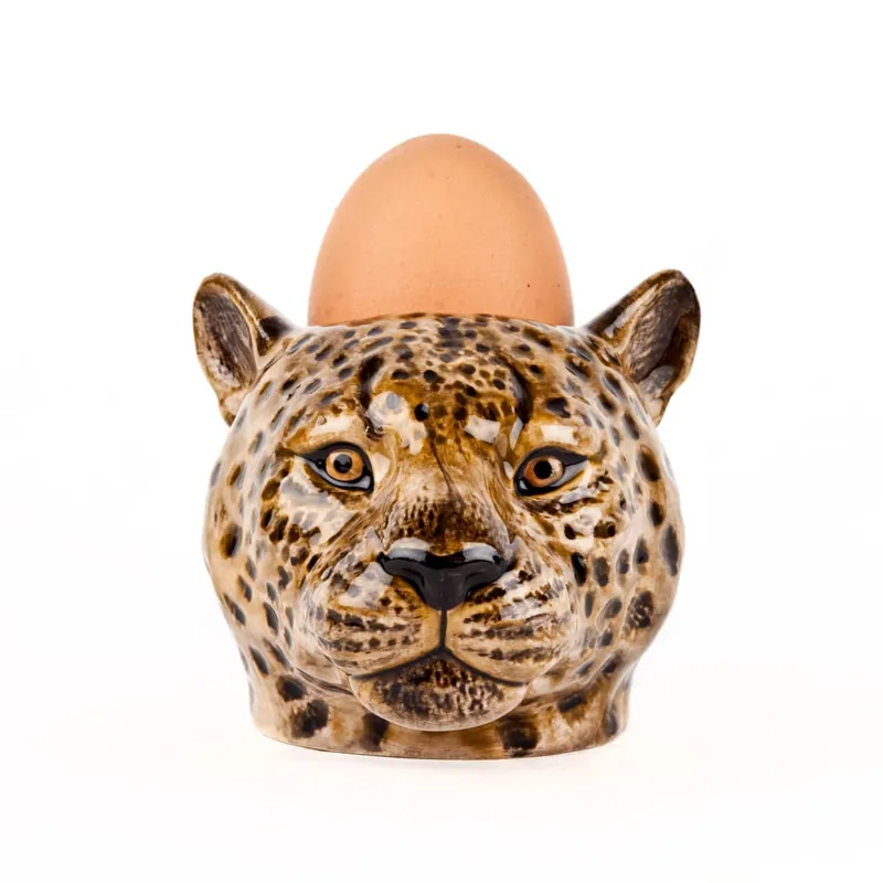 Premium Äggkopp Leopard