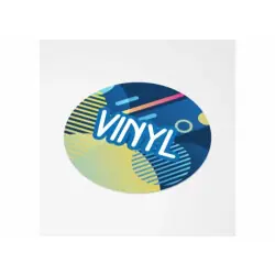 Vinyl Sticker Rund Ø 20 mm risnedsättning