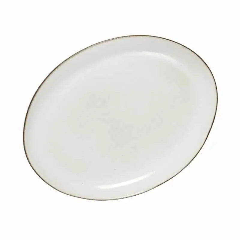 Kampanjpris Lene Bjerre Middagstallrik Amera 29×22.5 cm - White sand