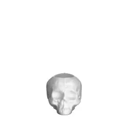 Erbjudandepris Kosta Boda Still Life skull ljuslykta vit 85mm
