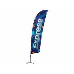 Beachflagga Angled (Express) Populär