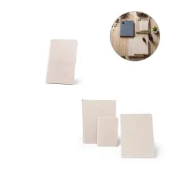 ORGANIC SOFT. A6 anteckningsblock med flexibelt omslag tillverkat av ekologiskt elefantmaterial (80% Populärt val