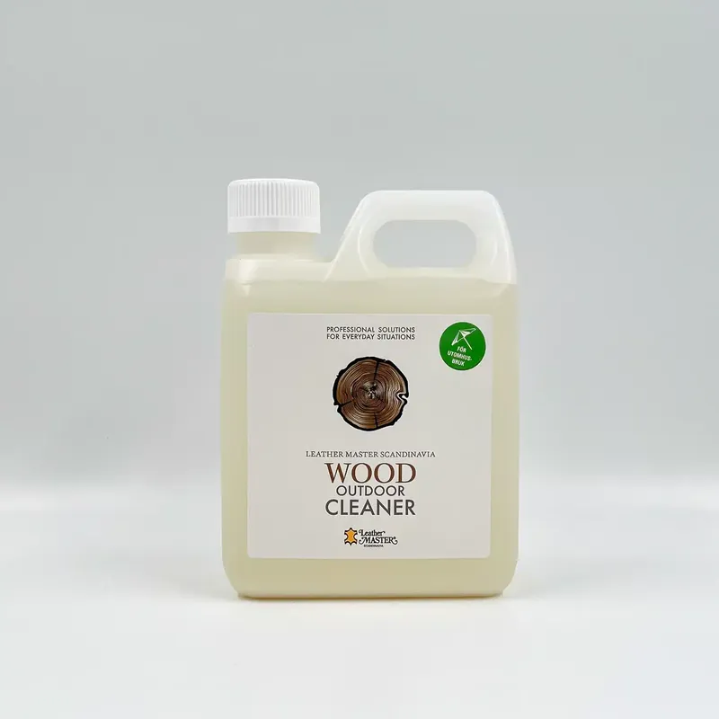 Populär Leather Master Wood Outdoor Cleaner 1000 ml – Rengöring för Utemöbler i Trä