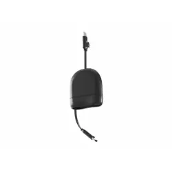 Kampanjpris Xoopar ICE-R utdragbar USB-C- och Lightning-kabel 60 W 1 meter