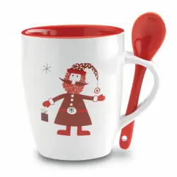 Bästa pris Claus - Julmugg med sked