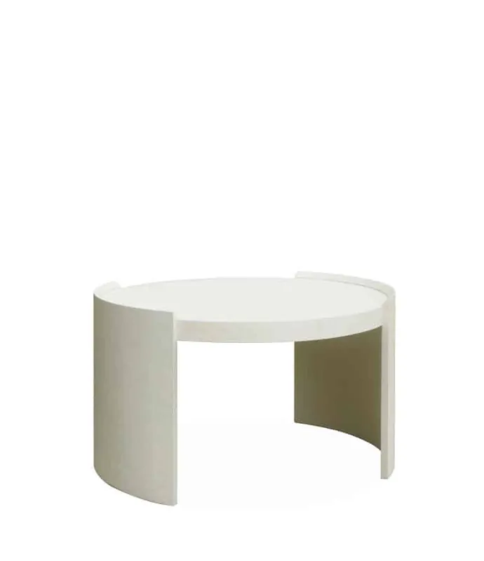 Sänkt pris Artwood Oakland Sidobord Ø80 Ivory Mist