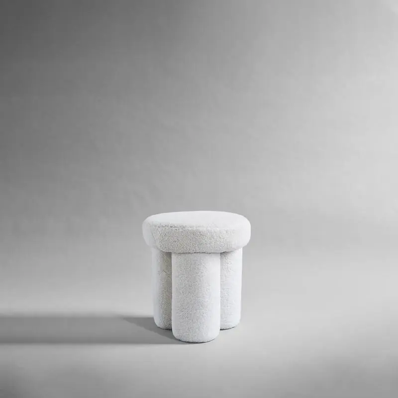 101 Copenhagen Big Foot Stool - Sheep Skin Populär