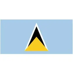 Extra rabatt Flagga Saint Lucia