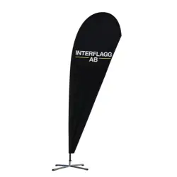 Beachflagga Storlek 340 cm flagga 107 x 185 cm Snabb leverans